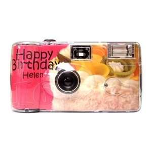  Personalized Fruit Cake Birthday Camera   10 Pack: Camera 