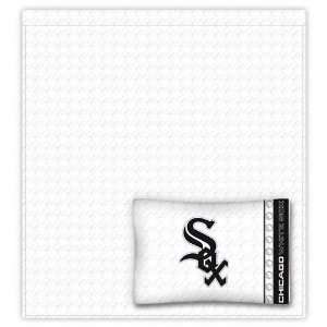  Chicago White Sox Sheet Set   Queen Bed