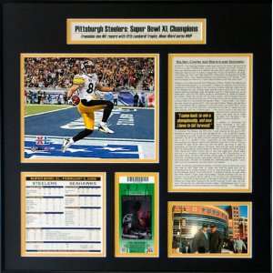   Steelers   MVP   Super Bowl XL Ticket Frame: Sports & Outdoors