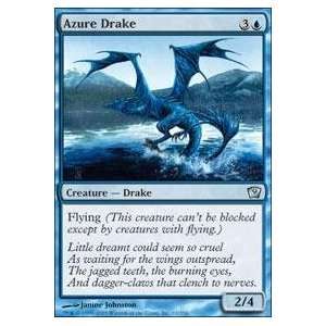  Magic the Gathering   Azure Drake   Ninth Edition Toys & Games