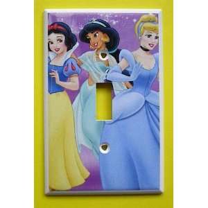  Princess Snow White Jasmine Cinderella Single Switch Plate 