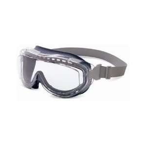 Uvex Flex Seal Safety Goggles, Bacou Dalloz Black Frame, Clear Lens 
