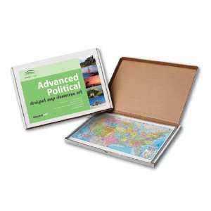   US Advanced Political Deskpad Map 30 Boxed Set