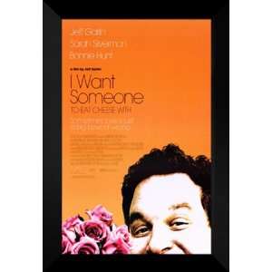  I Want Someone to Eat Cheese 27x40 FRAMED Movie Poster 