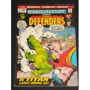 Marvel Feature #3 Bronze Age Comic Book Early Defenders Hulk Namor Dr 