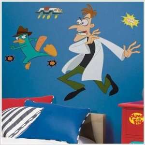   Ferb Agent P & Dr. Doofenshmirtz Large Wall Decals: Kitchen & Dining