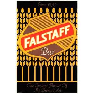  Falstaff Beer   Party / College Poster   24 X 36