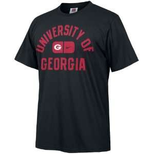   Bulldogs Black College Athletic T shirt 