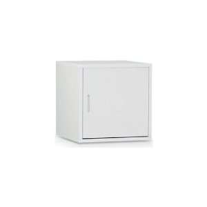  Neu Home 15 Inch Storage Cube with Door in White