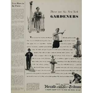   Ad New York Herald Tribune Advertising Gardeners   Original Print Ad