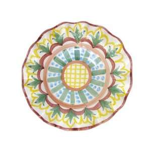 Madison Fluted Luncheon Plate by MacKenzie Childs Ltd.  