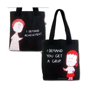  Angry Little Girls Tote Bag  Demand You Get A Grip 