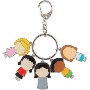  Angry Little Girls KeyChain   The Group Toys & Games