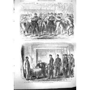   1861 WAR AMERICA UNION TROOPS CONFEDERATE WASHINGTON
