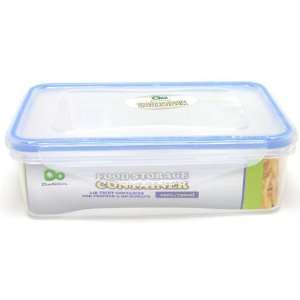  Rectangle Food Storage Container w/Click Lock Lid Case 