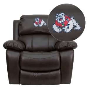 Flash Furniture Fresno State University Bulldogs Embroidered Brown 