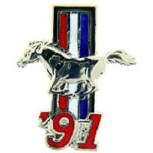  Mustang 91 Logo Pin 1 Arts, Crafts & Sewing