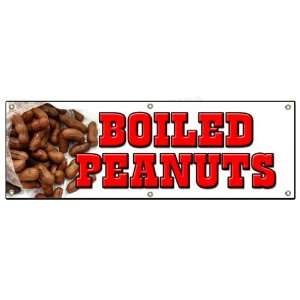  72 BOILED PEANUTS BANNER SIGN stand cart hot sign signs 