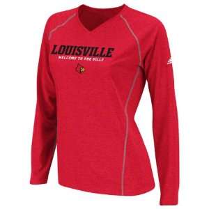 Louisville Cardinals Womens Red adidas 2012 Football Sideline Graphic 