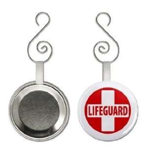  Creative Clam Lifeguard Cross Red White Heroes 2.25 Inch 