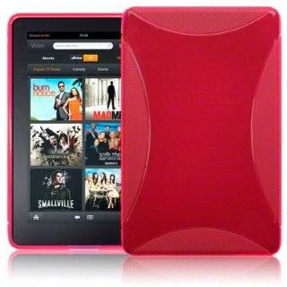  KINDLE FIRE TPU GEL SKIN CASE   HOT PINK, WITH MICROFIBRE …