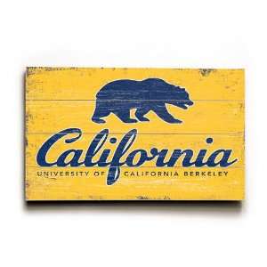  BSS   University of California Berkeley, Bears Wood Sign 