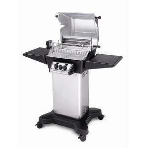   Natural Gas Grill with Rotisserie Burner and Stainless Steel Base