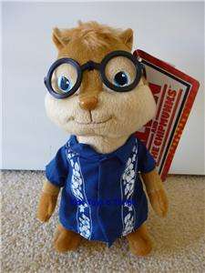 Alvin & The Chipmunks Chipwrecked   SIMON Plush Soft Toy 20cm tall 