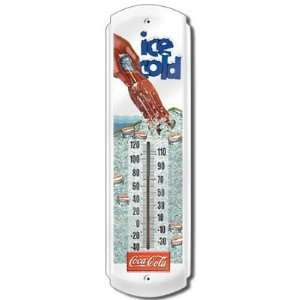   Coca Cola Ice Cold Bottles Indoor/Outdoor Thermometer: Home & Kitchen