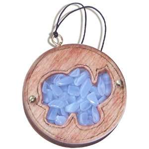  Magic Unique Gemstone and Wooden Amulet Good Luck Talisman 