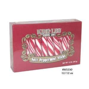 King Leo Peppermint Soft Sticks Box, 30 Count (Pack of 12)  