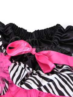 Ballet Tutu Dress Dance Zebra Petticoat Pettiskirt 6 8T  