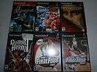 PS2 VIDEO GAME LOT OF 6   Action Adventure Sports   Resident Evil 4 