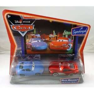  Disney Pixar Cars NEW Mattel on Mcqueen Sally Double Set 
