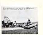 1969 82nd Division Troopers Sweep Swap in Flat Bottom Boat Original 