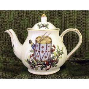  Christmas Drum 6 Cup Teapot