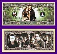Twilight Fake Play Money Million Dollar Novelty Bill  