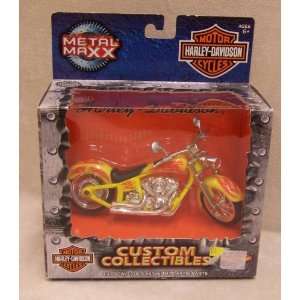   Maxx Harley Davidson Cycle Flstf Fat Boy 1:17 Scale: Toys & Games