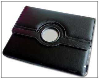 iPad 2 Smart Rotating 360 Degree Leather Case Cover