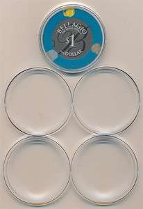 Set (10) 39mm Air Tite Casino Poker Chip Holders 10 Air Tites *  