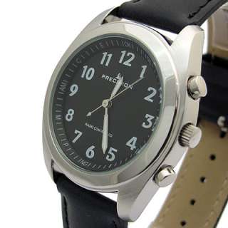 Mens Radio Controlled Atomic Watch Leather Strap PREW0052  