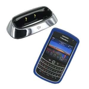   Skin Cover Case and Charging Pod for Blackberry Tour 9630: Electronics