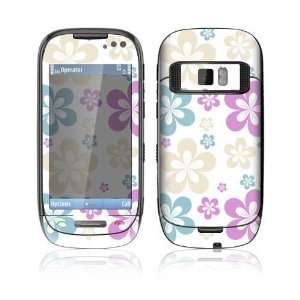  Nokia C7 Decal Skin   Flowers in the Air 