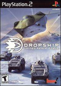 Dropship United Peace Force PS2 pilot flying sim game  
