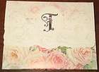 Carols Rose Garden Personalized Stationery Letter J