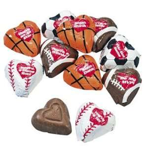 Sports Lovers Peanut Butter Hearts   Candy & Novelty Candy