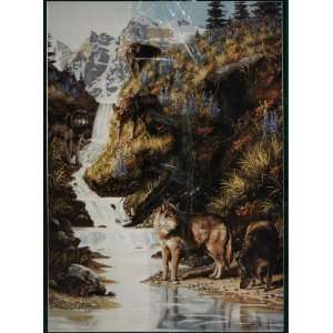   1000 Piece Puzzle   Hidden Image Puzzle Featuring Wolves Toys & Games