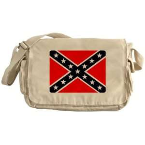    Khaki Messenger Bag Rebel Confederate Flag HD: Everything Else