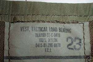 US Military Tactical Load Bearing Vest 1991unissued????  