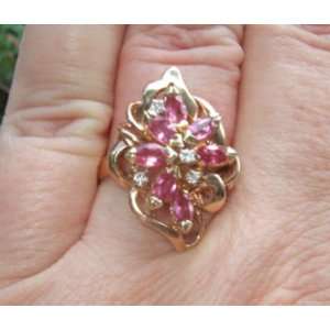 Natural Ruby & Diamond Ring $2700 Retail NEW EXQUISITE